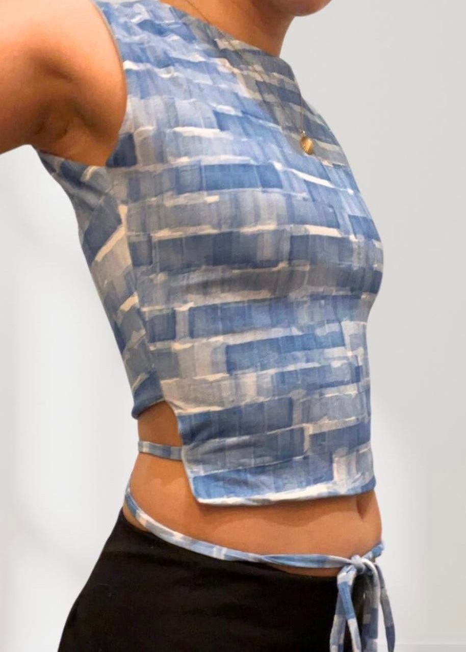 The Milano in Blue Tile