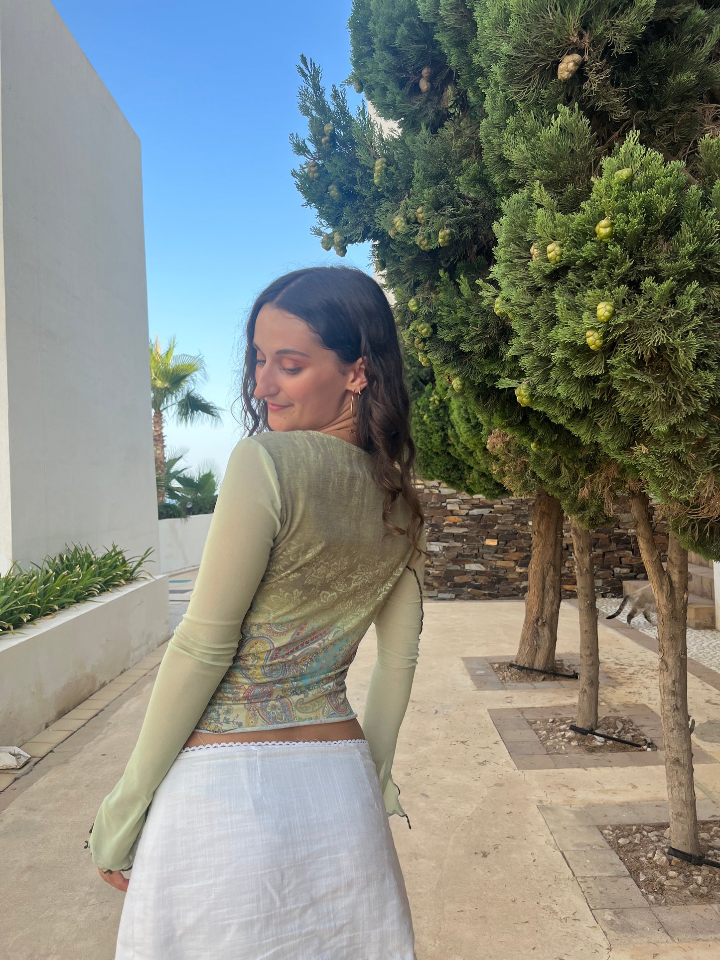 The Lisboa Top in Matcha