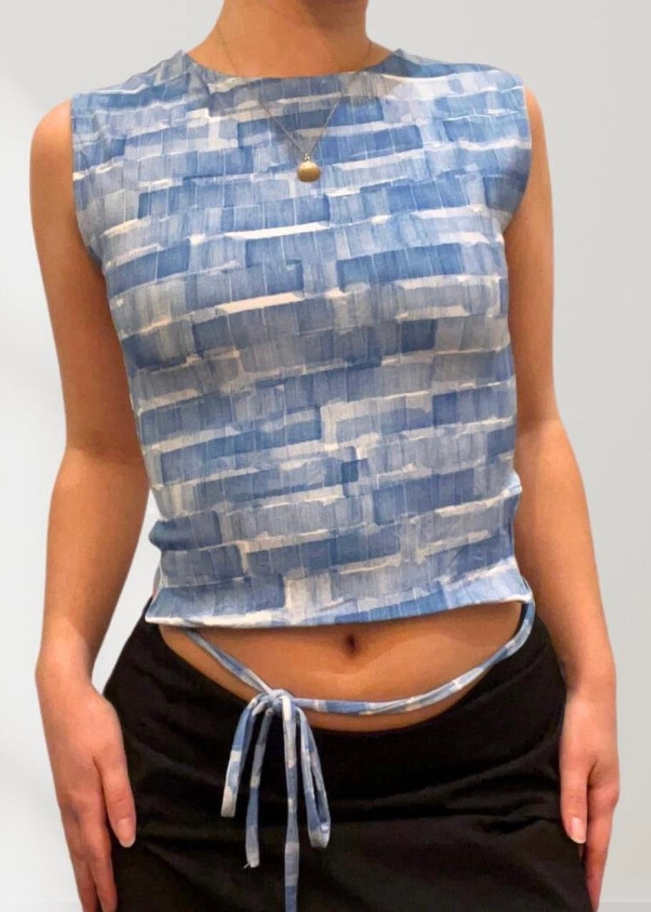 The Milano in Blue Tile