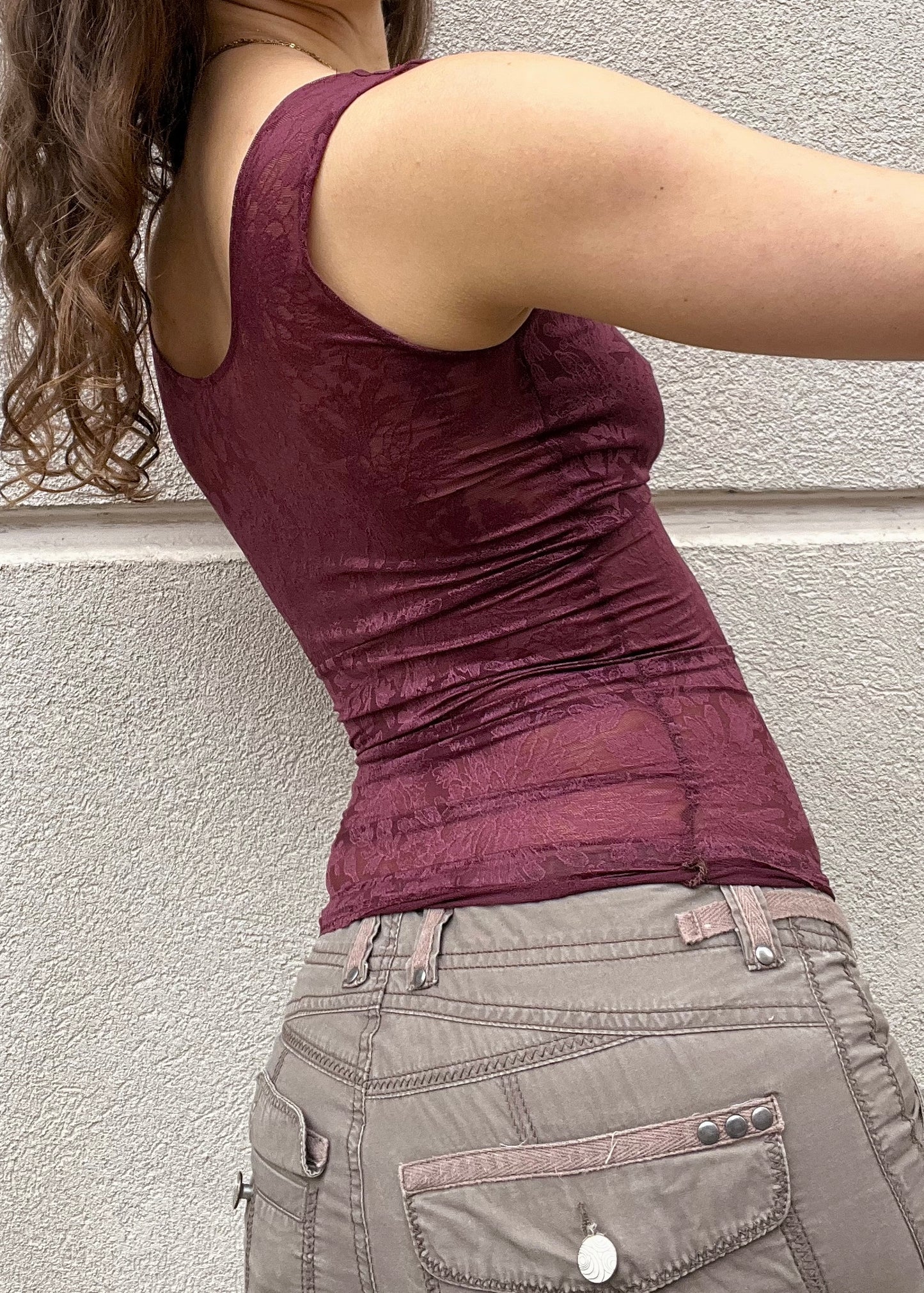 The Sofia Top in Plum
