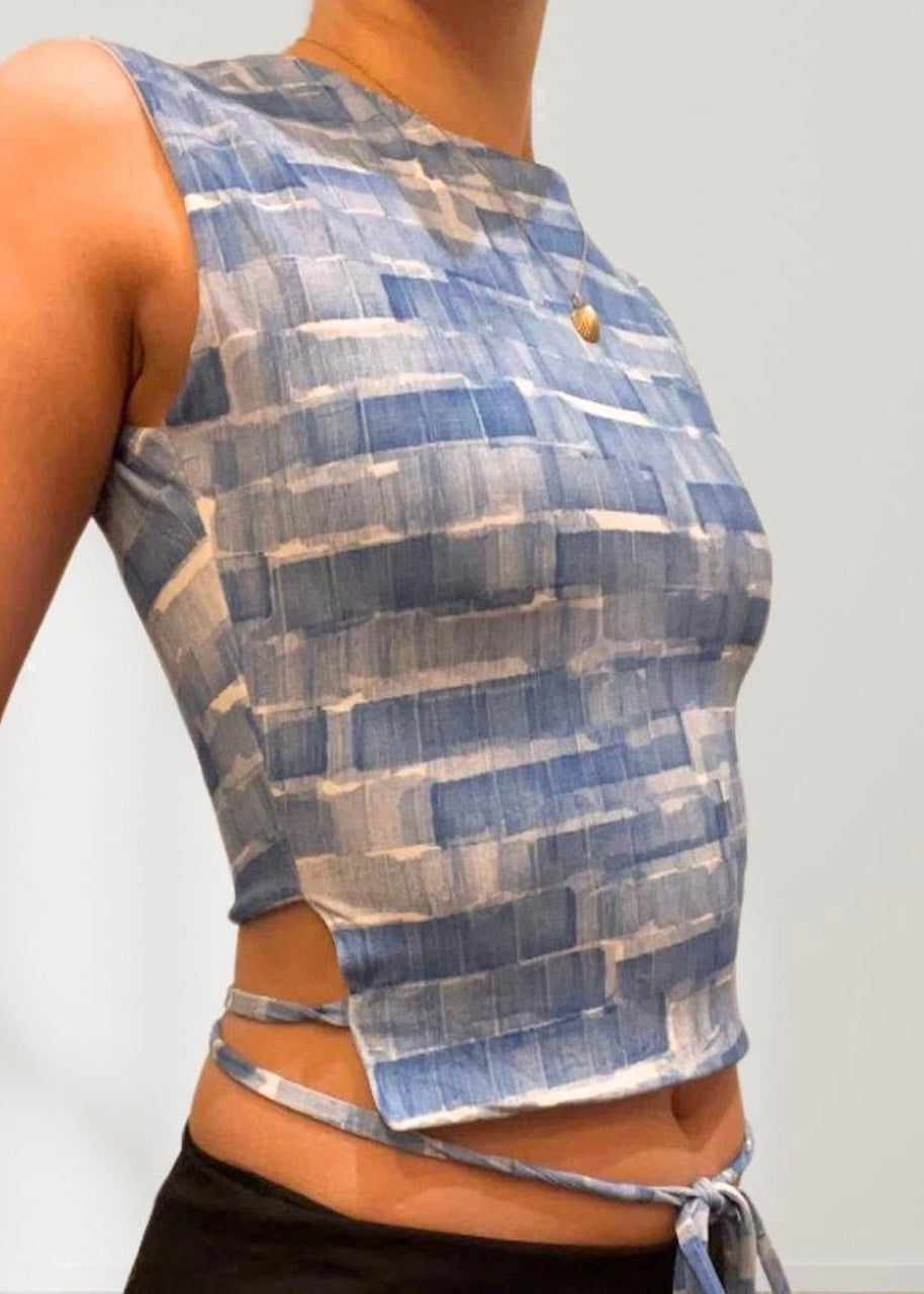 The Milano in Blue Tile