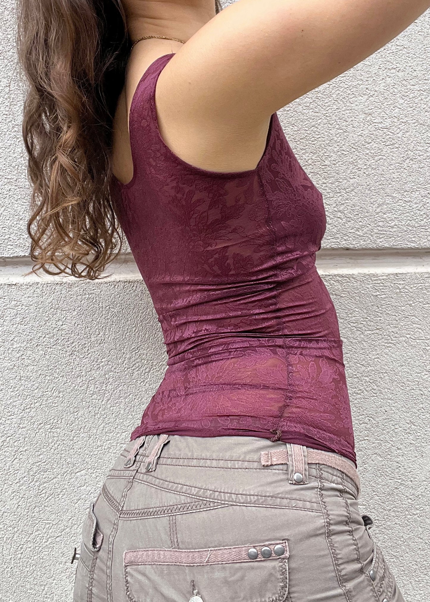 The Sofia Top in Plum