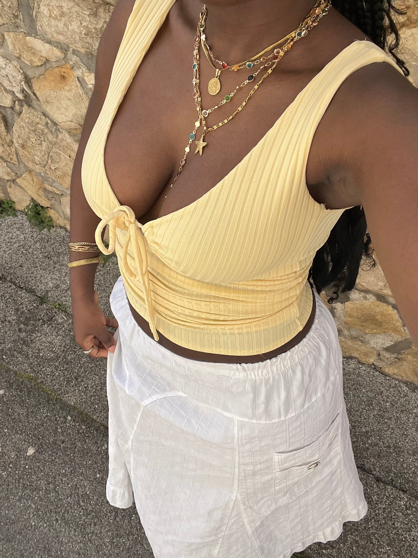 The Sofia Top in Butter