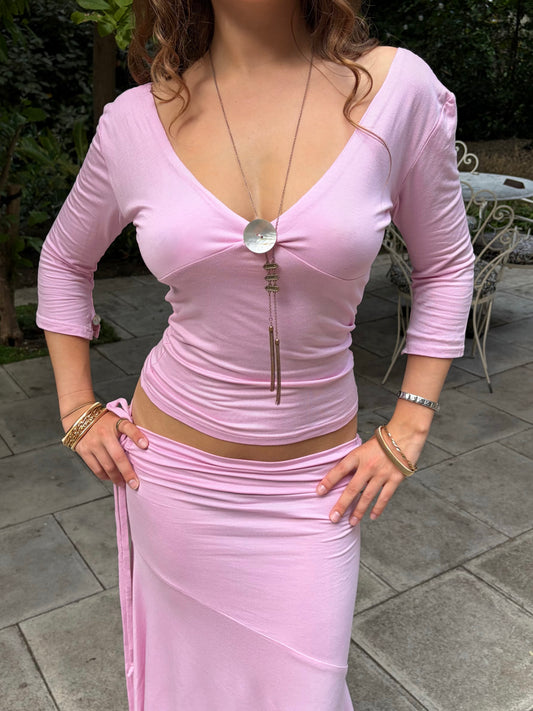 The Viena Top in Peony