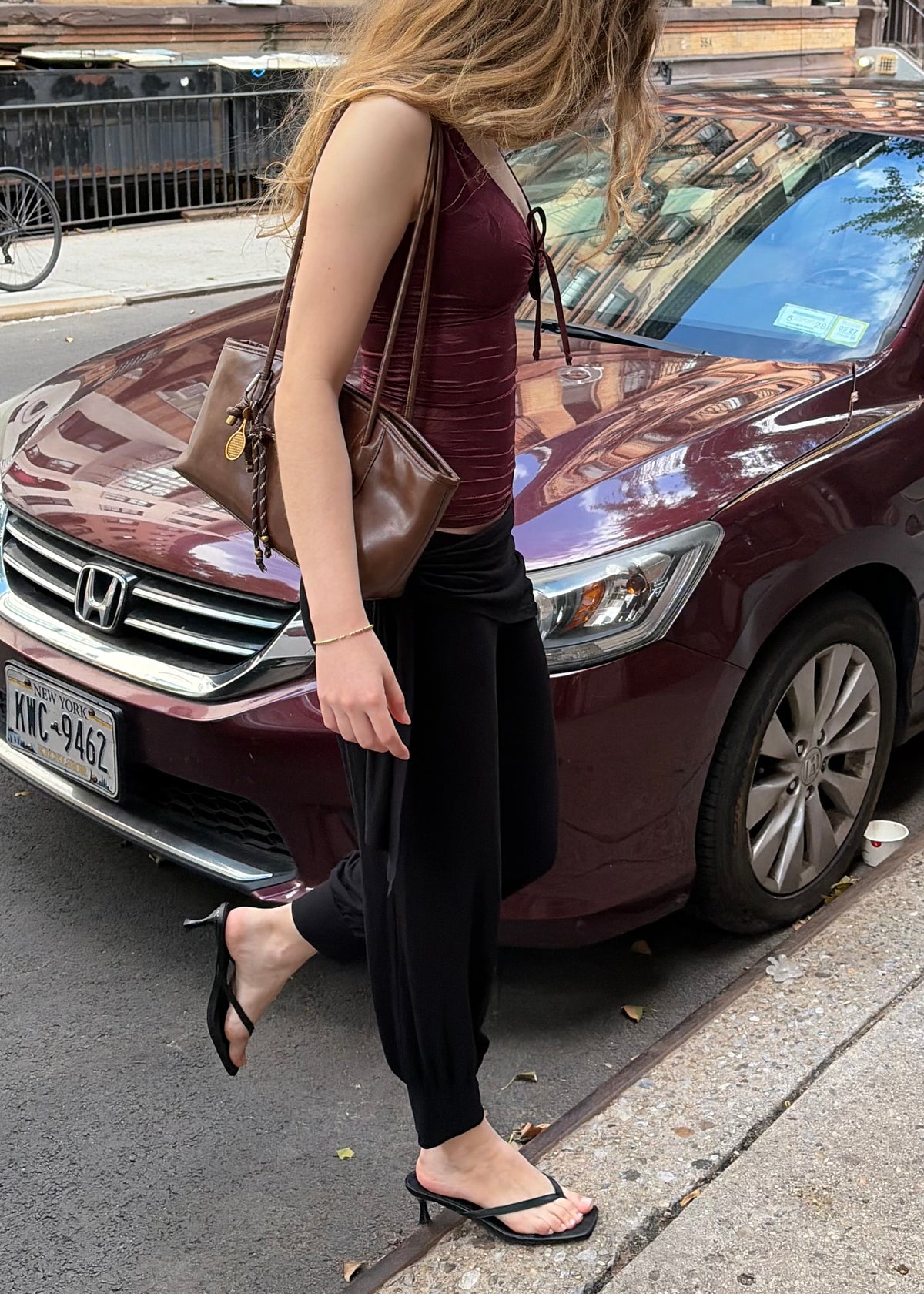 The Sofia Top in Plum