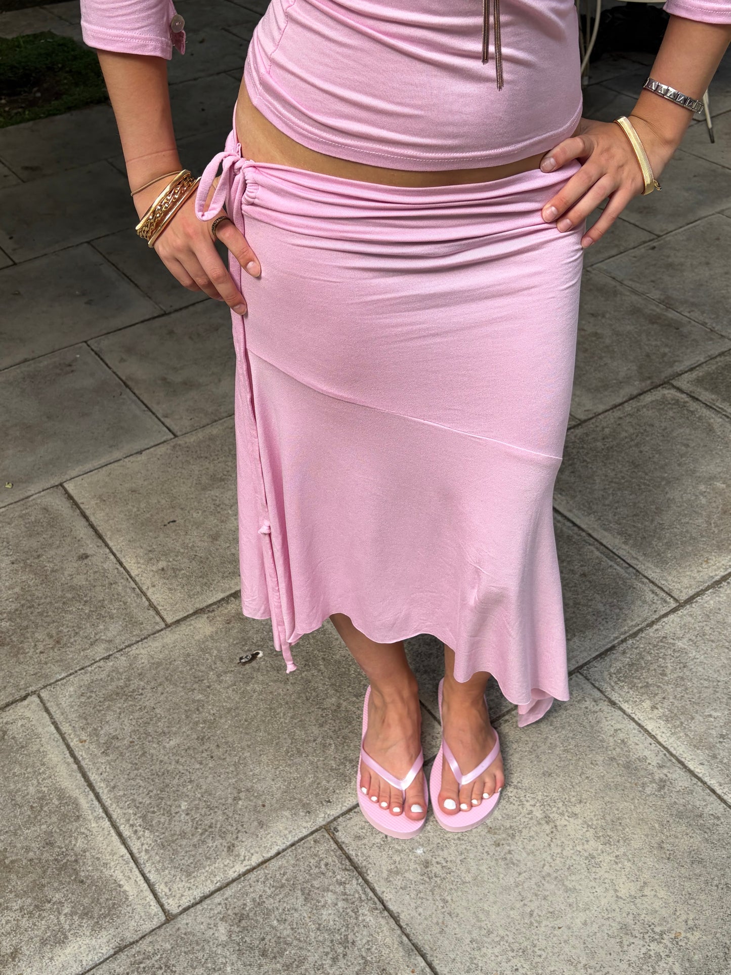 The Viena Skirt in Peony